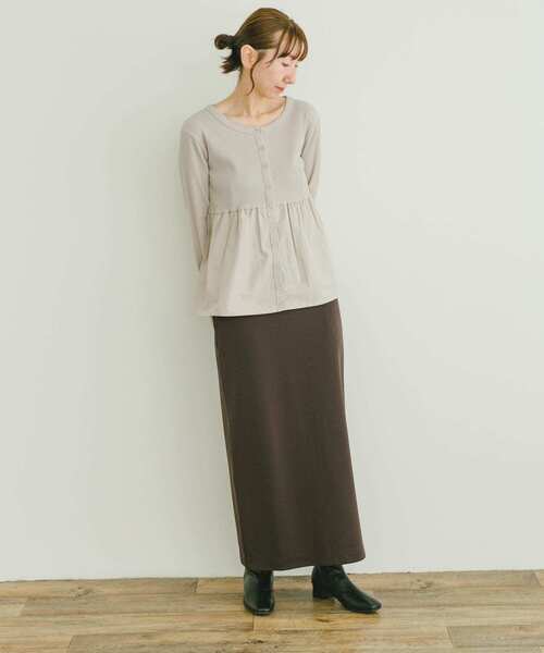 ITEMS URBANRESEARCH tシャツ リブドッキングプルオーバー