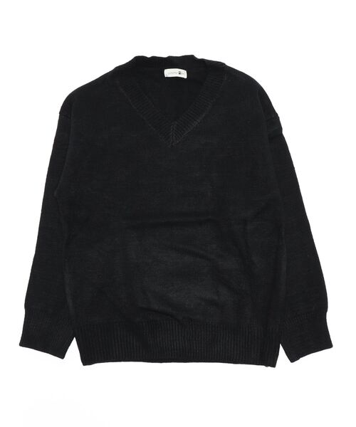 「aimoha」 Vネックニット X-LARGE ブルー メンズ_画像6