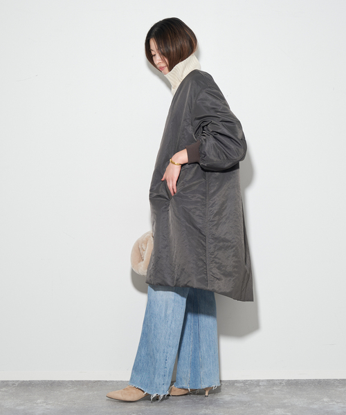 plage（プラージュ） コート 38 グレー レディース : ZOZOTOWN Yahoo