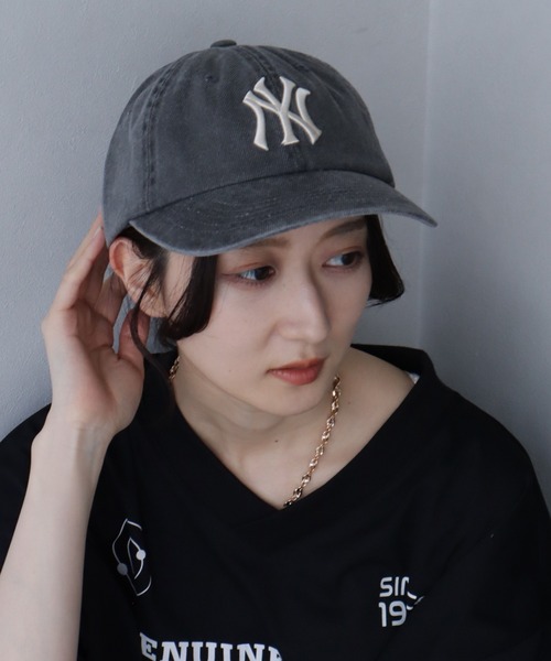 【韓国MLB Korea】Hフィットピグメントアンストラクチャー セール】【日本未入荷】MLB KOREA Hフィット ピグメント アン
