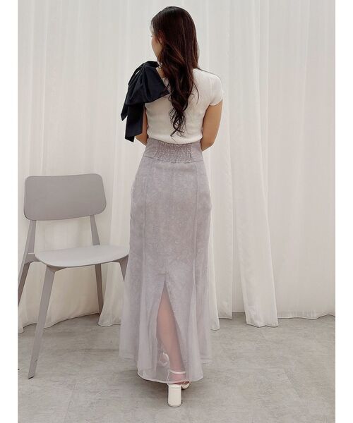 BIGリボン付きニットトップス MERCURYDUO ニット セーター BIGリボン付きニットトップス