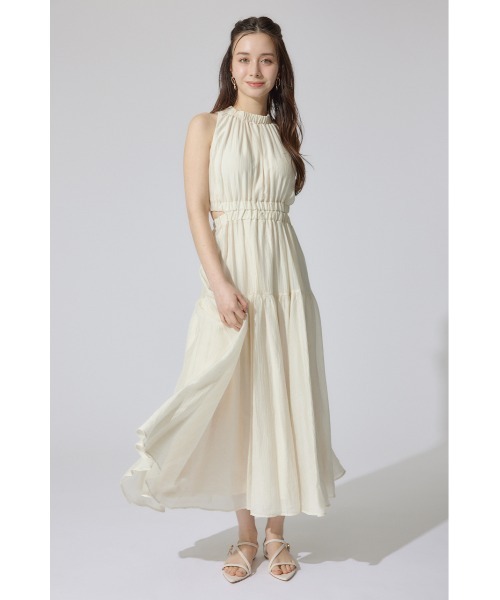 ワンピース 「AKB48千葉恵里さん着用 女神ワンピ」ホルターネックギャザーフレアワンピース 夏服 | rienda | 08