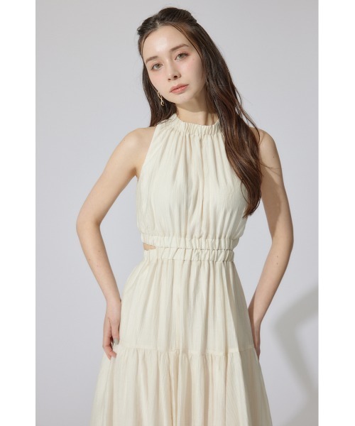 ワンピース 「AKB48千葉恵里さん着用 女神ワンピ」ホルターネックギャザーフレアワンピース 夏服 | rienda | 10