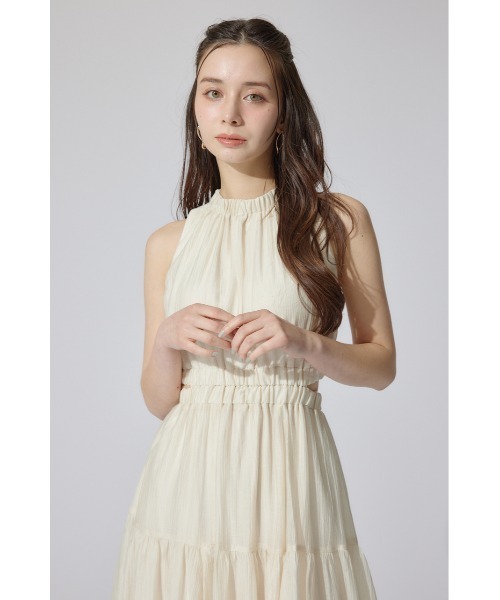 ワンピース 「AKB48千葉恵里さん着用 女神ワンピ」ホルターネックギャザーフレアワンピース 夏服 | rienda | 11
