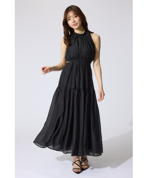 【rienda】新品、未使用ホルターネックワンピースSサイズ rienda | 【AKB48 千葉恵里さん着用】【女神ワンピ