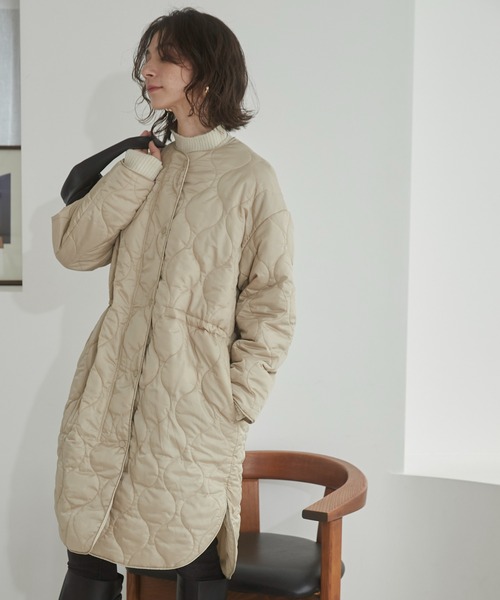 unof ふじあみ　コート　ベージュ　SOLID COAT beige unof コート ふじあみ ベージュ UNOF コート ベージュ unof ふじあみ