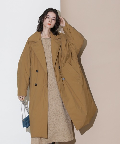 nano universe ナノユニバース西川ダウン　ダウンコート　キャメルM NANO universe（ナノ・ユニバース） 「NISHIKAWA」ダウンコート S