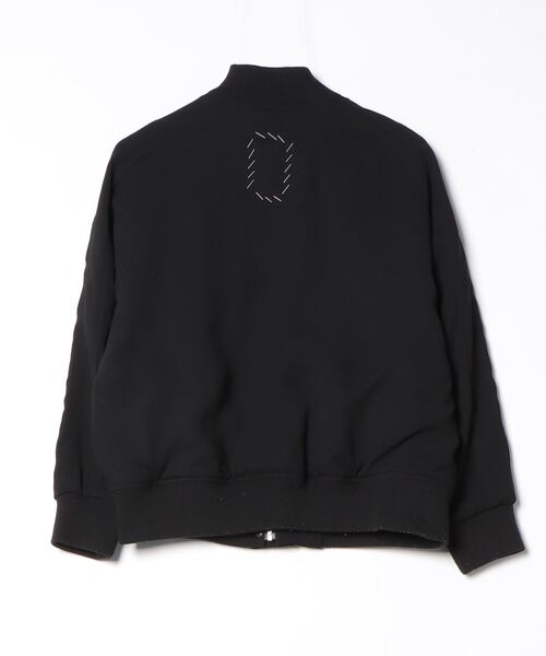 「OKIRAKU」 ジップアップブルゾン 0 ブラック レディース_画像2