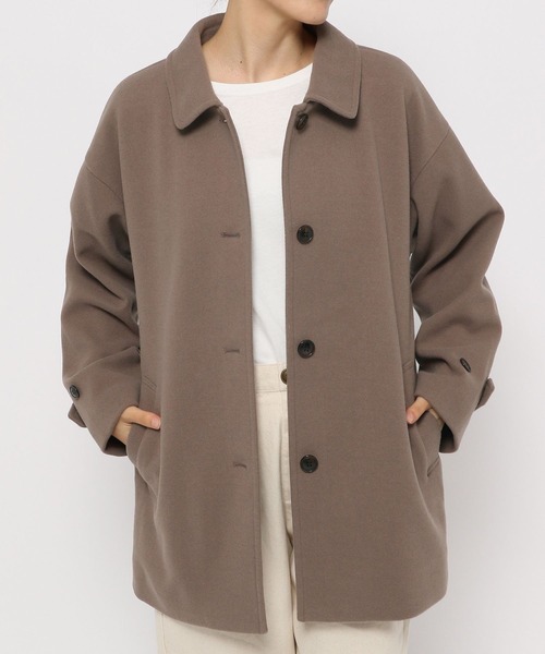 studio CLIP（スタディオクリップ） ステンカラーコート FREE モカ