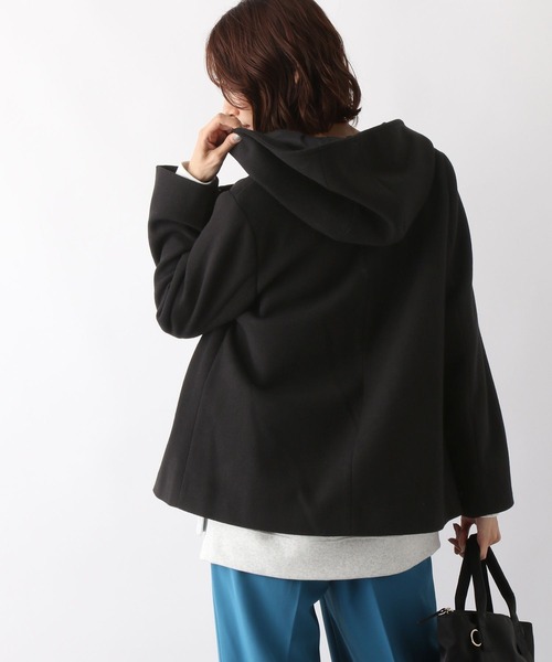 「GLOBAL WORK」 ジップアップブルゾン MEDIUM アイボリー レディース_画像3