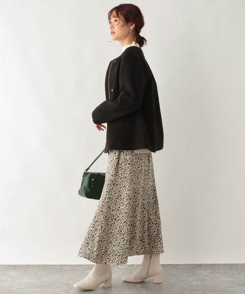 「GLOBAL WORK」 ジップアップブルゾン MEDIUM アイボリー レディース_画像5