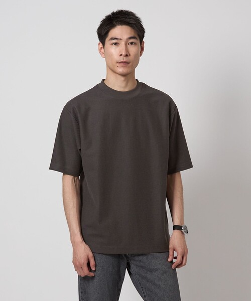 green label relaxing tシャツ GIZA ハニカム クルーネック 半袖