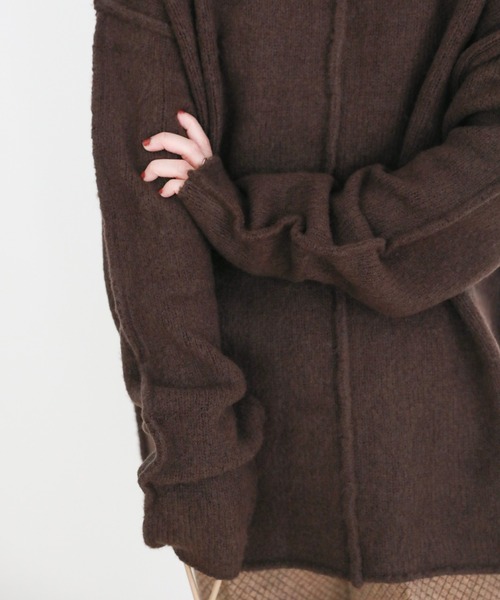 「select MOCA」 長袖ニット FREE アイボリー レディース_画像5