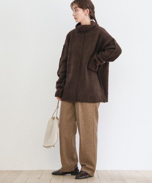 「select MOCA」 長袖ニット FREE アイボリー レディース_画像7