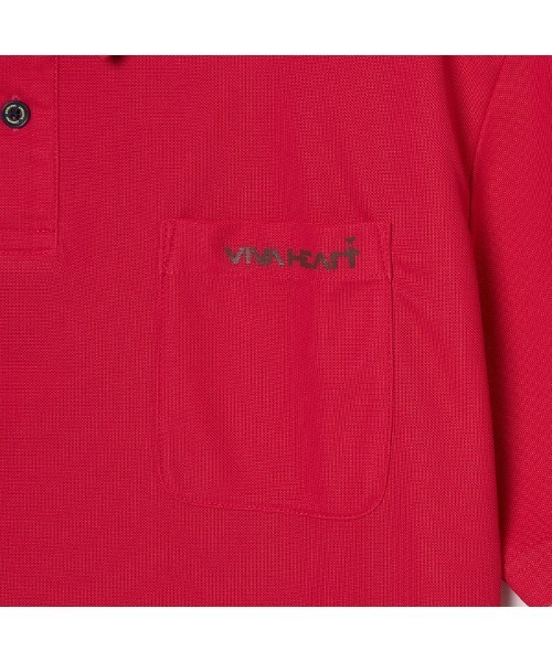 ポロシャツ 「VIVA HEART/GOLF」アイスタッチカノコチョコレート半袖ポロ メンズ_11
