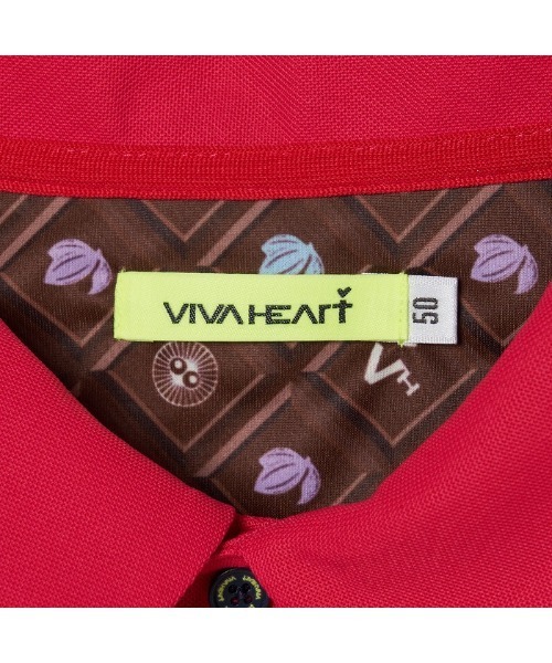 ポロシャツ 「VIVA HEART/GOLF」アイスタッチカノコチョコレート半袖ポロ メンズ_12