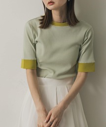 tシャツ 「一部WEB限定カラー」クルーネックリンガーボーダーTシャツ(5分袖) レディース｜ZOZOTOWN Yahoo!店