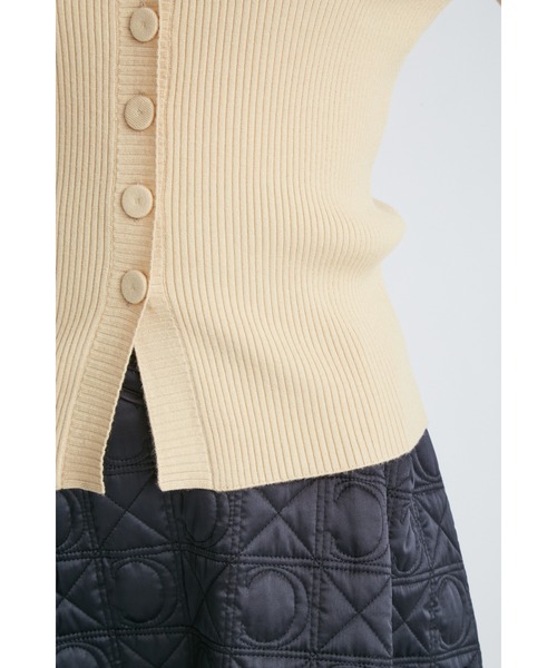 「CELFORD」 ニットカーディガン 38 オフホワイト レディース_画像5