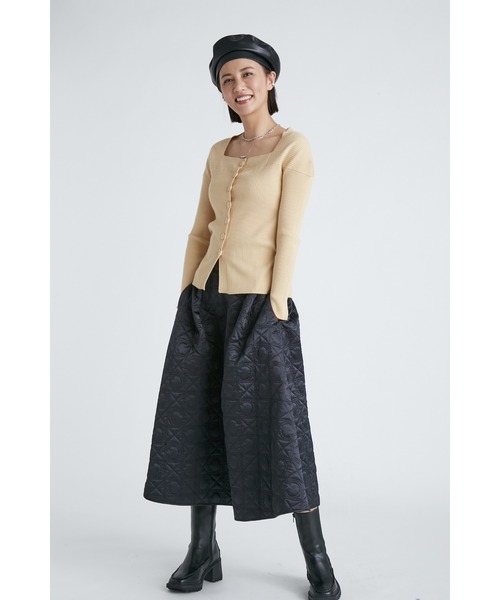 「CELFORD」 ニットカーディガン 38 オフホワイト レディース_画像7