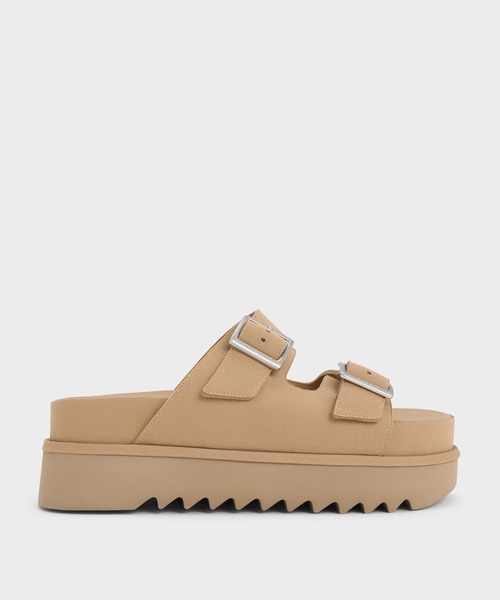 【BEIGE】コンビ バックストラップ サンダル BEAUTY&YOUTH UNITED ARROWS - 【BEIGE】コンビ バックストラップ