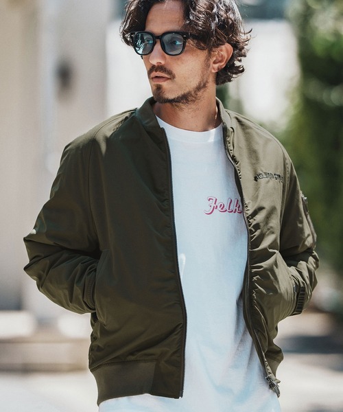 felkod（フィルコッド） ブルゾン アウター mj10794- Puckering MA-1