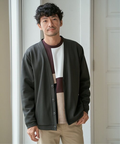 ikka（イッカ） カーディガン パイナップルサイドポケットカーデ