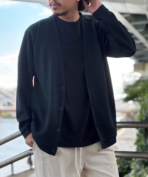 ikka（イッカ） カーディガン パイナップルサイドポケットカーデ