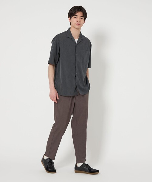 OVERCOAT オープンカラーシャツ　グリーン　サイズ1 OVERCOAT / オーバーコート | × PETER MILES Short Sleeve Top