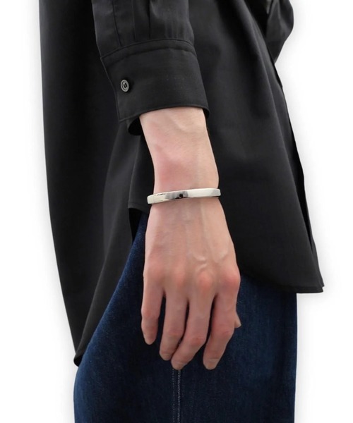 バングル 「ACE by morizane」square cuff gradation plated メンズ レディースの画像