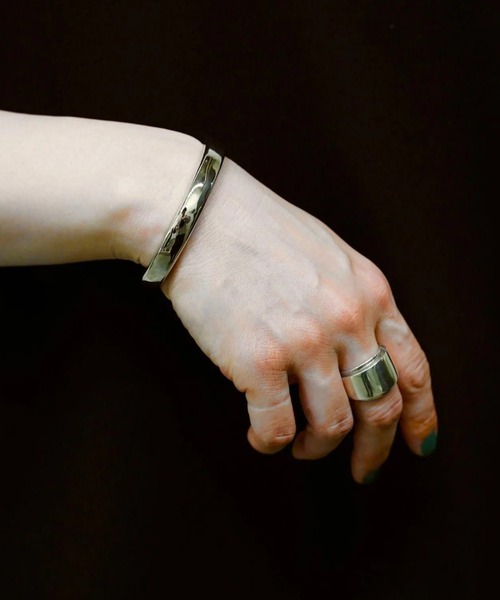 バングル 「ACE by morizane」square cuff gradation plated メンズ レディースの画像