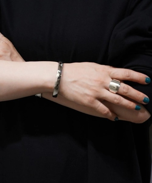 バングル 「ACE by morizane」square cuff gradation plated メンズ レディースの画像