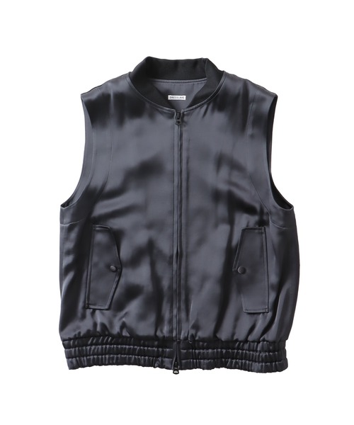 DRESSLAVE(ドレスレイブ) ベスト ジレ glossy satin MA-1 vest DRESSLAVE(ドレスレイブ) ベスト ジレ glossy satin MA-1 vest