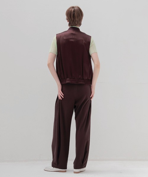DRESSLAVE(ドレスレイブ) ベスト ジレ glossy satin MA-1 vest DRESSLAVE(ドレスレイブ) ベスト ジレ glossy satin MA-1 vest