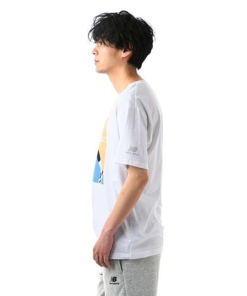 「New Balance」 半袖Tシャツ SMALL ホワイト メンズ