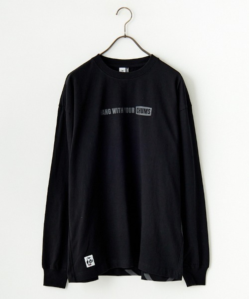 CHUMS 「CHUMS」 長袖カットソー L ブラック レディース