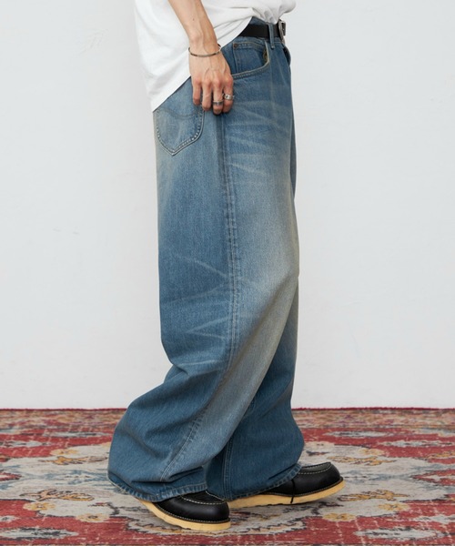 【美品】 Lee　リー　デニム　パンツ　101　w32　ジーンズ　ボトムス Lee ジーンズ Lee/リー「予約」「101 100周年」RIDERS101 WIDE