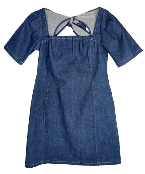 HONEY MI HONEY（ハニーミーハニー） ワンピース 半袖 denim mini one