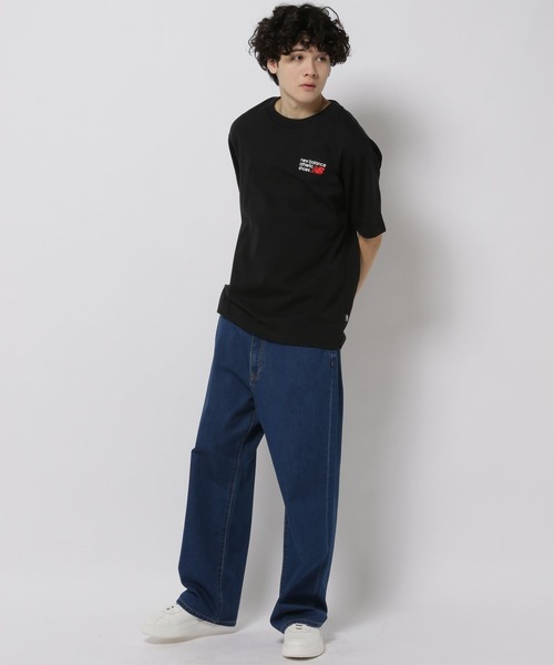 「niko and...」 半袖Tシャツ LARGE ブルー メンズ