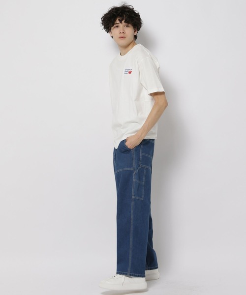 「niko and...」 半袖Tシャツ LARGE ブルー メンズ