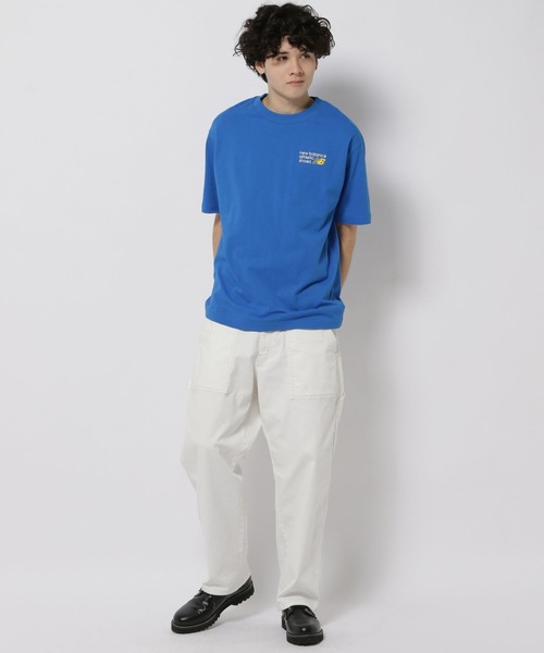 「niko and...」 半袖Tシャツ LARGE ブルー メンズ