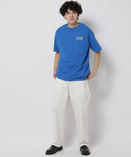 「niko and...」 半袖Tシャツ LARGE ブルー メンズ