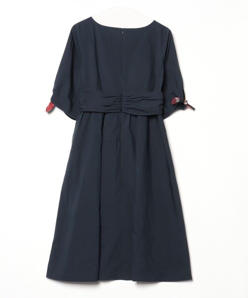 BLUE LABEL CRESTBRIDGEレディースワンピースサイズ38 BLUE LABEL CRESTBRIDGE 「BLUE CRESTBRIDGE」 7分袖ワンピース