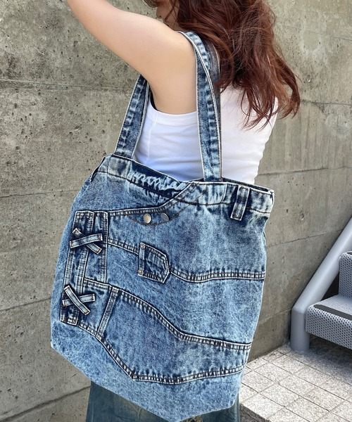 Roger&Raw（ロジャーアンドロウ） ショルダーバッグ バッグ リメイク風