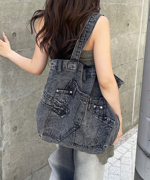 Roger&Raw（ロジャーアンドロウ） ショルダーバッグ バッグ リメイク風