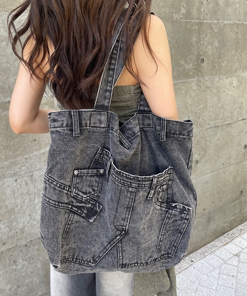 Roger&Raw（ロジャーアンドロウ） ショルダーバッグ バッグ リメイク風