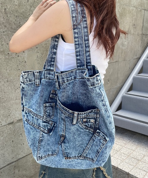 Roger&Raw（ロジャーアンドロウ） ショルダーバッグ バッグ リメイク風