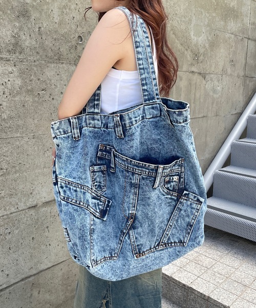 Roger&Raw（ロジャーアンドロウ） ショルダーバッグ バッグ リメイク風