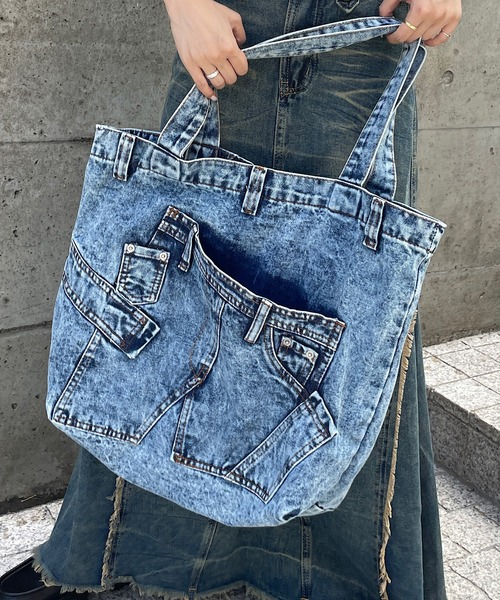 Roger&Raw（ロジャーアンドロウ） ショルダーバッグ バッグ リメイク風