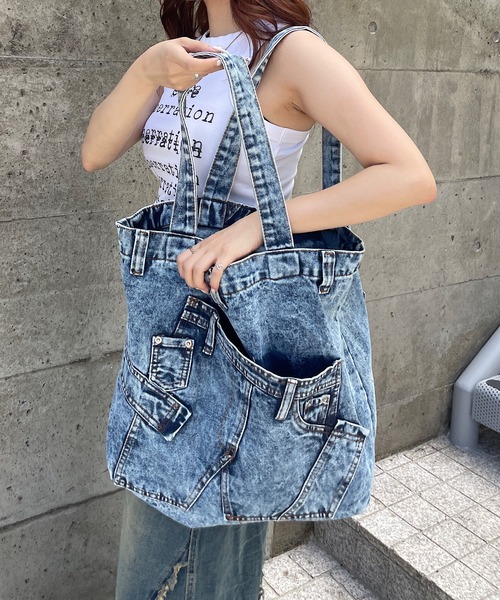 Roger&Raw（ロジャーアンドロウ） ショルダーバッグ バッグ リメイク風