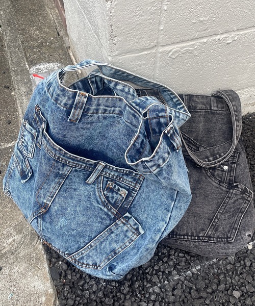 Roger&Raw（ロジャーアンドロウ） ショルダーバッグ バッグ リメイク風